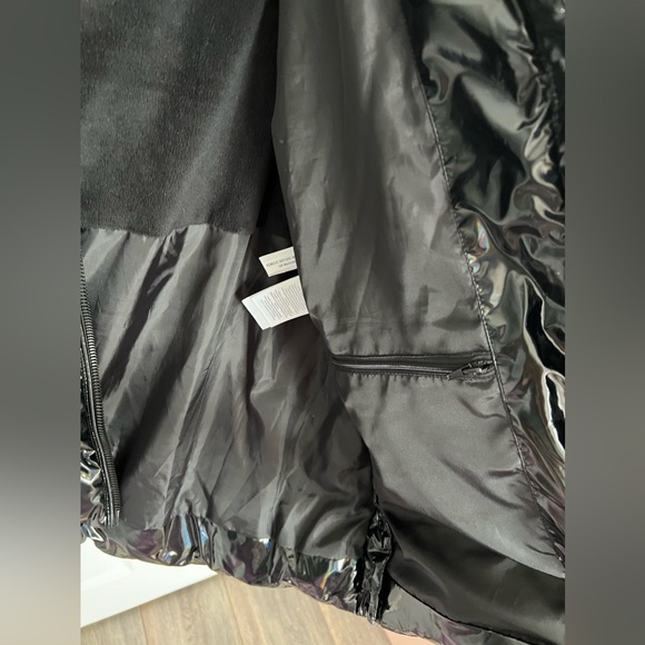 DKNY Gloss Black Puffer Jacket - Picture 11 of 13